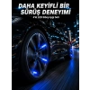 4lü LED Sibop Işığı Hareket Sensörlü Araç Lastik Sibop Lambası