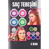 4 Renk Geçici Saç Tebeşir Seti 714662