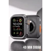 45 Mm Gri Kasa Ultra Akıllı Saat Sesli Görüşme Sağlık Takibi Suya Dayanıklı