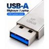 4in1 128GB Flash Bellek USB Type-C Lightning MicroUSB Çoklu Girişli Taşınabilir USB Bellek