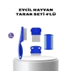 4’lü Evcil Hayvan Tüy Temizleme Seti – Paslanmaz Çelikplastik Pratik Ve Hijyenik Bakım