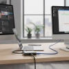 4’ü 1 Arada Type-C to Hub Dönüştürücü Adaptör – 4K Ultra HD HDMI &amp; VGA Görüntü Aktarımı, PD Hızlı Şarj Destekli, USB Çoklayıcı (4887)
