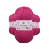 5 Adet Baby One Tüylenmeyen El Örgü İpi Yünü Fuşya K245