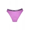 5 Adet Beli Yazılı Pamuklu Kalın Lastik Kadın Slip Külot