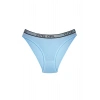 5 Adet Beli Yazılı Pamuklu Kalın Lastik Kadın Slip Külot