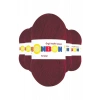 5 Adet Kristal El Örgü Lif İpi Bordo 98220 - bonbon mudanis