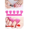 5 Adet Pedikür El Ayak Parmak Ayırıcı Tırnak Boyama Yumuşak Köpük Ayak Sedye