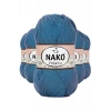 5 Adet Pırlanta Amigurumi El Örgü İpi Yünü Turkuaz 3409 - nako mudanis