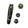 5 Başlıklı Şarjlı Tıraş Makinesi Led Ekran Saç Sakal Ense Tıraşına Uygun Bakım Seti