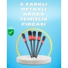 5li Araba Temizlik Fırçaları-farklı Boyutlu Fırçalarla Derinlemesine Temizlik