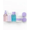 5 Parça Şeffaf Seyahat Kozmetik Seti 30 Ml