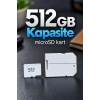 512 Gb Bellek Kartı Microsd Ve Sd Adaptör