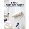 5’li Mini Rulo Boya Seti Duvar Tavan Emülsiyon Uygulama