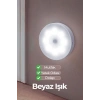 6 Adet Hareket Sensörlü Beyaz Işık Led Gece Lambası – Kablosuz 8 Ledli | Merdiven, Koridor