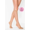 6 Adet Süper Ince 15 Den Mat Pantolon Çorabı Bronz