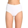 6 Adet Tutku Kadın Yüksek Bel Bato Kalın Lastik Külot Beyaz