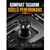 60W Araç İçi Hızlı Şarj Adaptörü Çift USB-C PD ve USB-A QC3.0