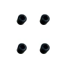 Baza Stoperi Plastik - 30MM - Sඈyah HKS283 - 4 Adet