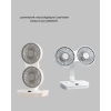 720° Dönebilen Çift Başlıklı Usb Şarjlı Masaüstü Vantilatör – Sessiz Ve Güçlü Serinlik
