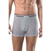 8 adet Feelline Gri Pamuklu Doğal Likralı Erkek Boxer
