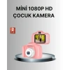 8 Megapiksel Mini Çocuk Kamerası HD Ekranlı Darbeye Dayanıklı ve Şarjlı