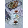9 lu Yelpaze Kapaklı Şeffaf Mini Sosluk - Ketçap Mayonez Kabı- Kahve Yanı Şeker Lokumluk