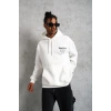 98 Baskılı Kapşonlu Sweat - Beyaz -