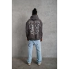 98 Baskılı Kapşonlu Sweat - Gri