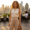 Afro Dalga Front Lace Gerçek Tül Peruk - Altın Karamel - 60-65cm