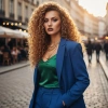 Afro Dalga Front Lace Gerçek Tül Peruk - Balköpüğü - 60-65cm