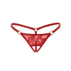 Ağı Açık Dantelli Büyük Beden Fantezi G String