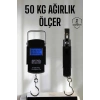 Ağırlık Ölçer 50 Kg El Terazisi El Kantarı Pilli Led Ekran