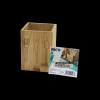 Ahşap Bambu Kaşıklık Organizer 9x9 cm