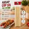 AHŞAP ÇÖP ŞİŞ 30CM 46PCS (4887)