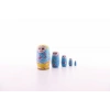 Ahşap Tombul İç İçe Matruşka Bebek Mavi 1 Set 5li Büyük Boy