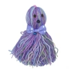 Ahtapot Şekilli Zilli Ve İpli Rengarenk Püsküllü Sevimli Kedi Oyuncağı (4887)