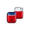 Airpods 2 (2.nesil) 3in1 Kılıf - Kırmızı-Lacivert