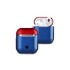 Airpods 2 (2.nesil) 3in1 Kılıf - Lacivert-Kırmızı