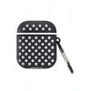 Airpods 2 (2.nesil) Spor Delikli Kılıf - Siyah-Beyaz