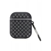 Airpods 2 (2.nesil) Spor Delikli Kılıf - Siyah-Gri