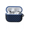 Airpods Pro 2 (2.nesil) Spor Delikli Kılıf - Siyah-Mavi