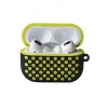 Airpods Pro 2 (2.nesil) Spor Delikli Kılıf - Siyah-Sarı