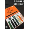 Akıllı Saat 7 Kordonlu Metalplastik Ve Hasır Kordon Seçeneği