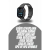 Akıllı Saat Arama Konuşma Gps Ve Nfc Özelliği 3 Kordonlu Amoled Ekran