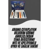 Akıllı Saat Çoklu Kordon Seçenekli Dokunmatik Ekran Nabız Sensörlü