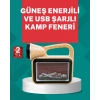 Alev Efektli Güneş Enerjili Lamba – Su Geçirmez