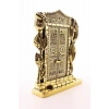 Allah Muhammed Yazılı Gül Kabe Kapısı Gold Biblo 25 cm-024