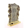 Allah Muhammed Yazılı Gül Kabe Kapısı Gold Biblo 25 cm-024