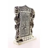 Allah Muhammed Yazılı Gül Kabe Kapısı Gümüş Biblo 25 cm-023