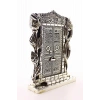Allah Muhammed Yazılı Gül Kabe Kapısı Gümüş Biblo 25 cm-023
